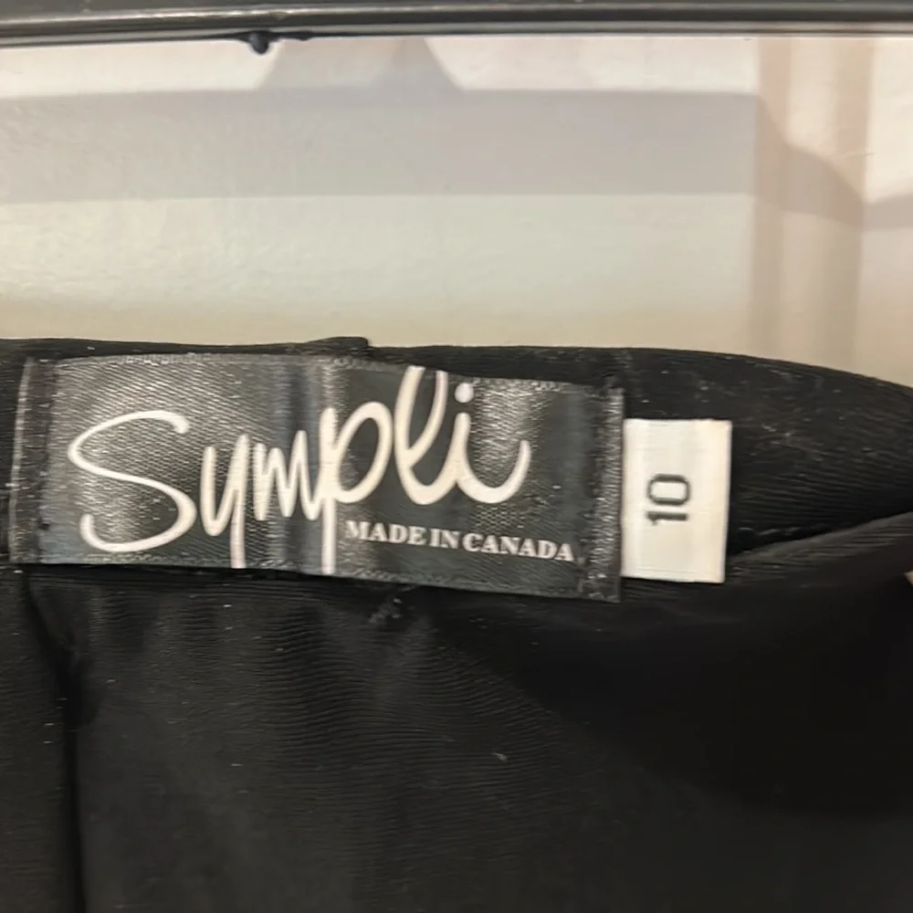 Sympli wide leg black pant size 10 - Picture 2 of 3